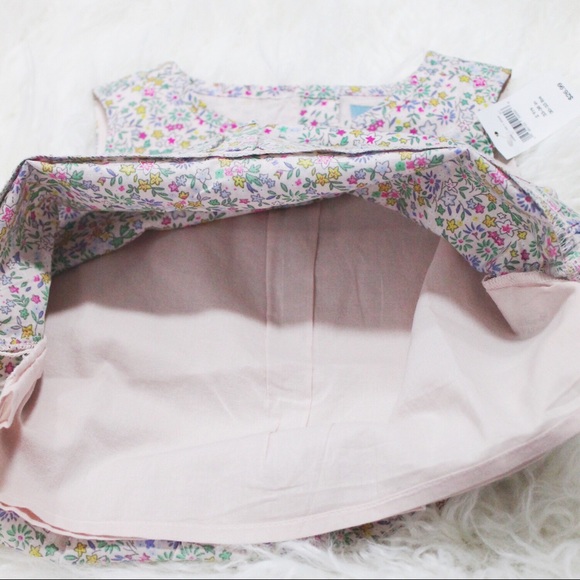 NWT Baby Gap Colorful Floral Peplum Print Tank Top - Picture 6 of 8